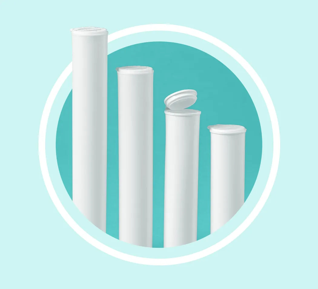 98mm Opaque White Pre Roll Tubes (600Qty) - Bulk Wholesale Marijuana  Packaging, Vape Cartridges, Joint Tubes, Custom Labels, and More!