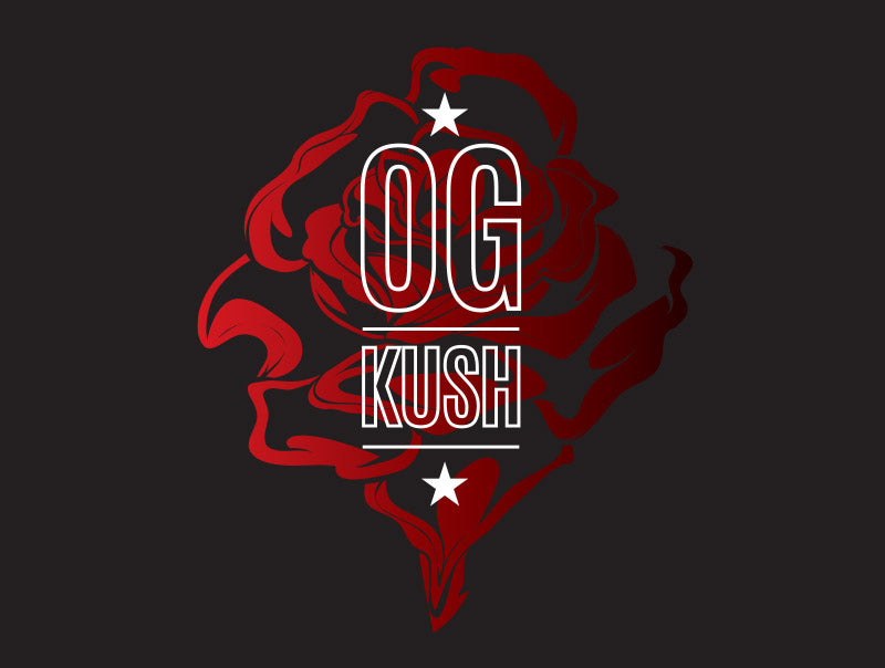 OG kush strain sleeve label