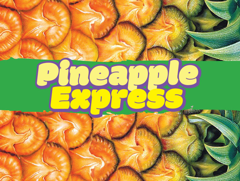 pineapple express strain sleeve label