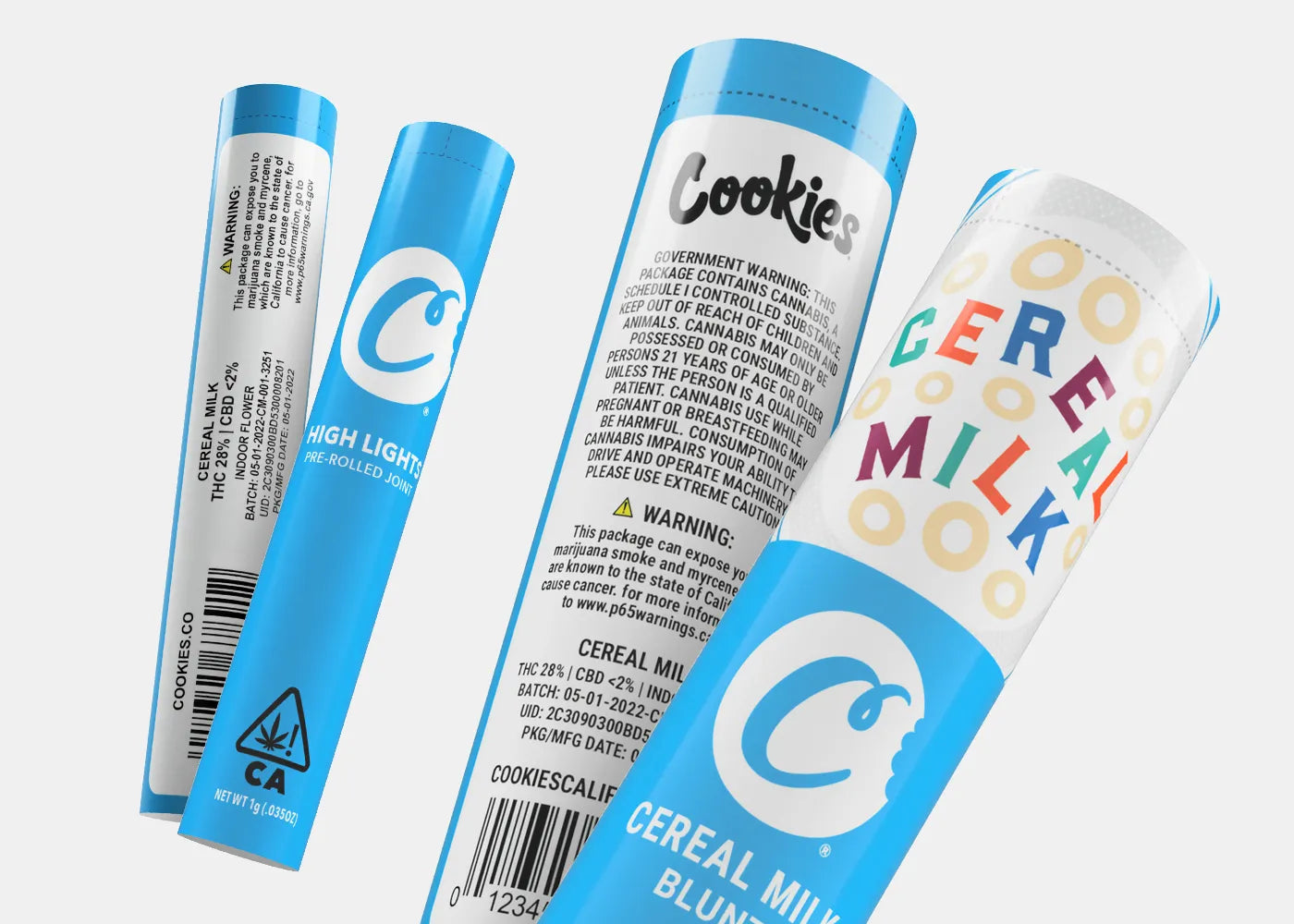 Custom Labelled Pre-Roll Tubes