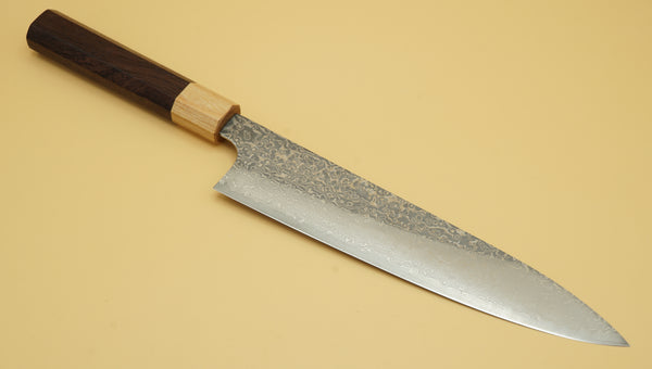 Kei Kobayashi R2 Special Finished RS8R Japanese Chef's Knife SET  (Gyuto210-Gyuto240-Slicer-Bunka-Santoku-Vegetable-Petty) with Red-Ring  Octagonal Handle