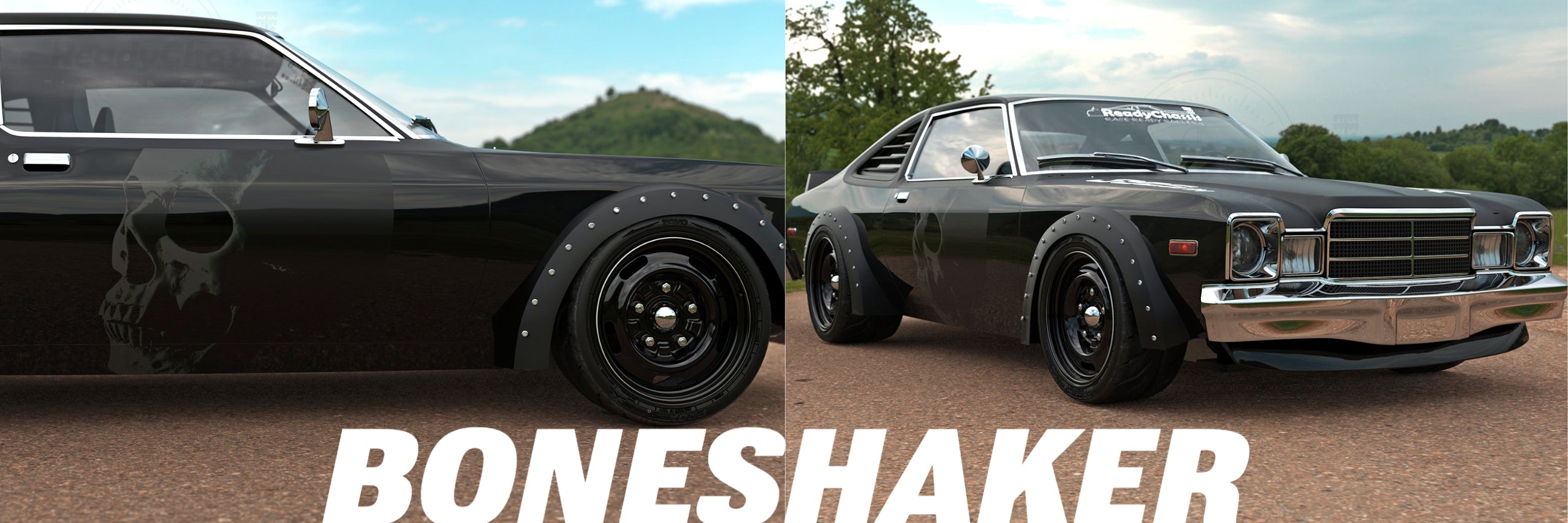 Boneshaker Decal Collage