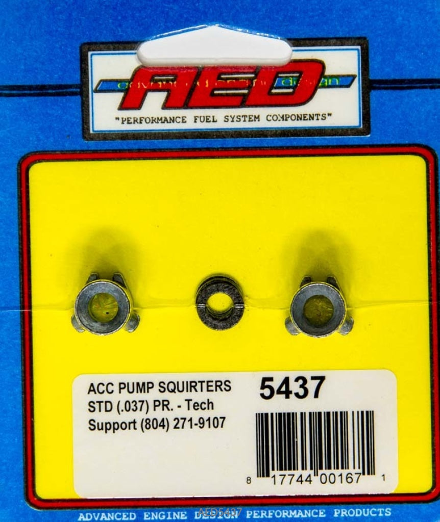 Fits Advanced Engine Design .037in Accelerator Pump Squirters 5437