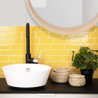 Yellow Tile & Grout Brush - Walton's