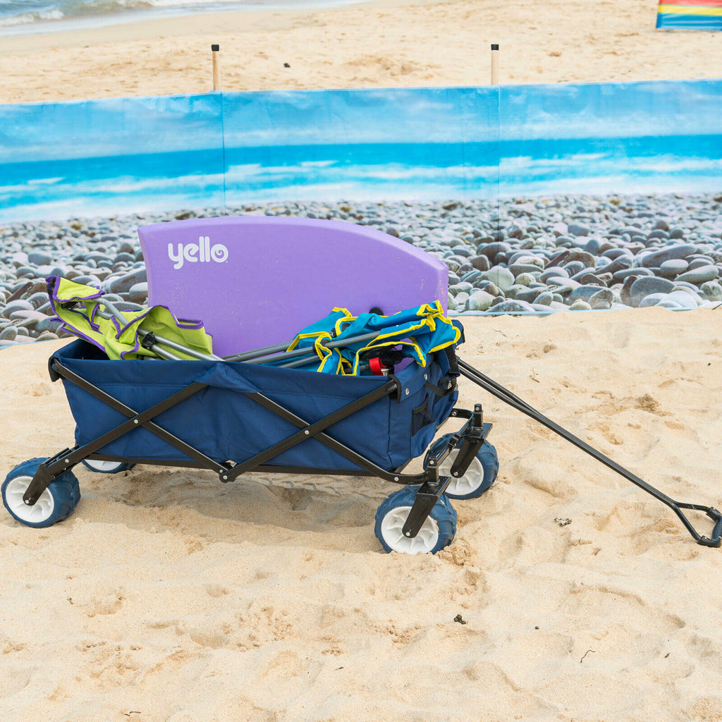 yello folding beach trolley