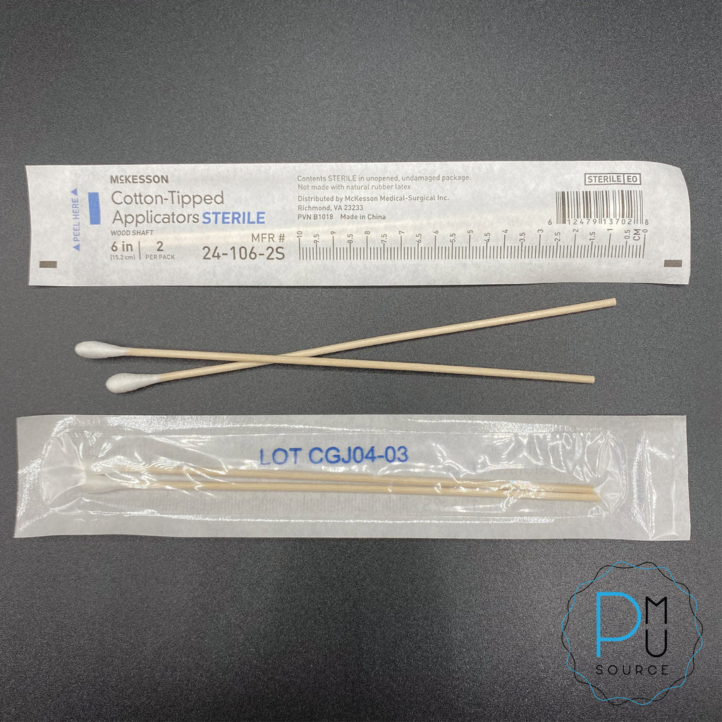 sterile cotton swab