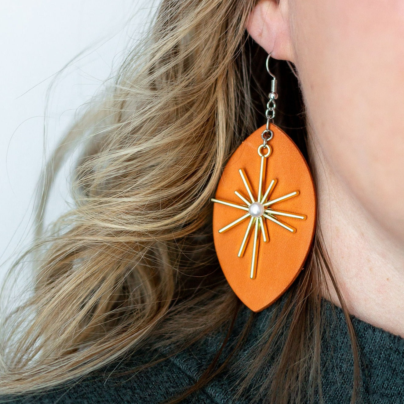 DIY LEATHER EARRINGS USING THE CRICUT MAKERS TOOLS - Sugarcoated Housewife