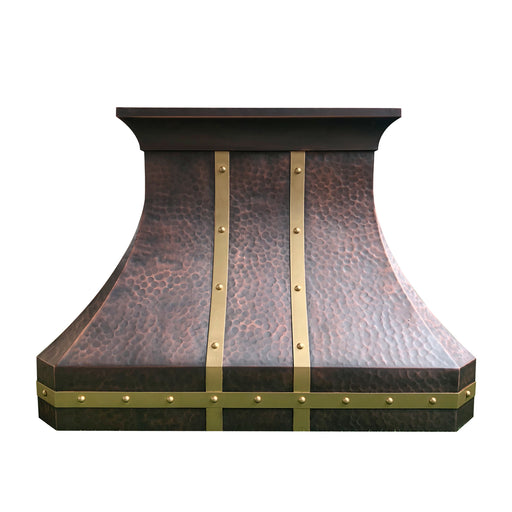 RHM Classic Sweep Handcraft Copper Stove Vent Hood CT-VH20-1