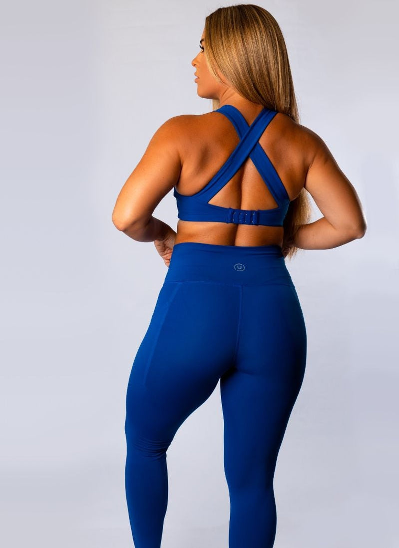 Ascend Royal Blue Sports Bra – Ultima Active