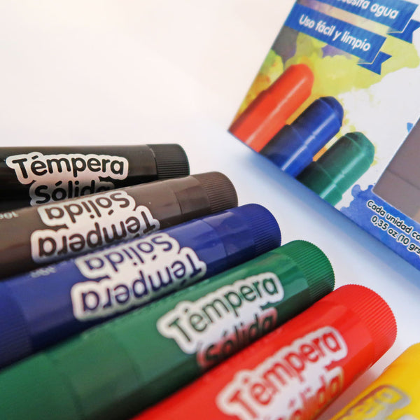 Témpera para pintar con los dedos 6 colores – Tienda Umatu