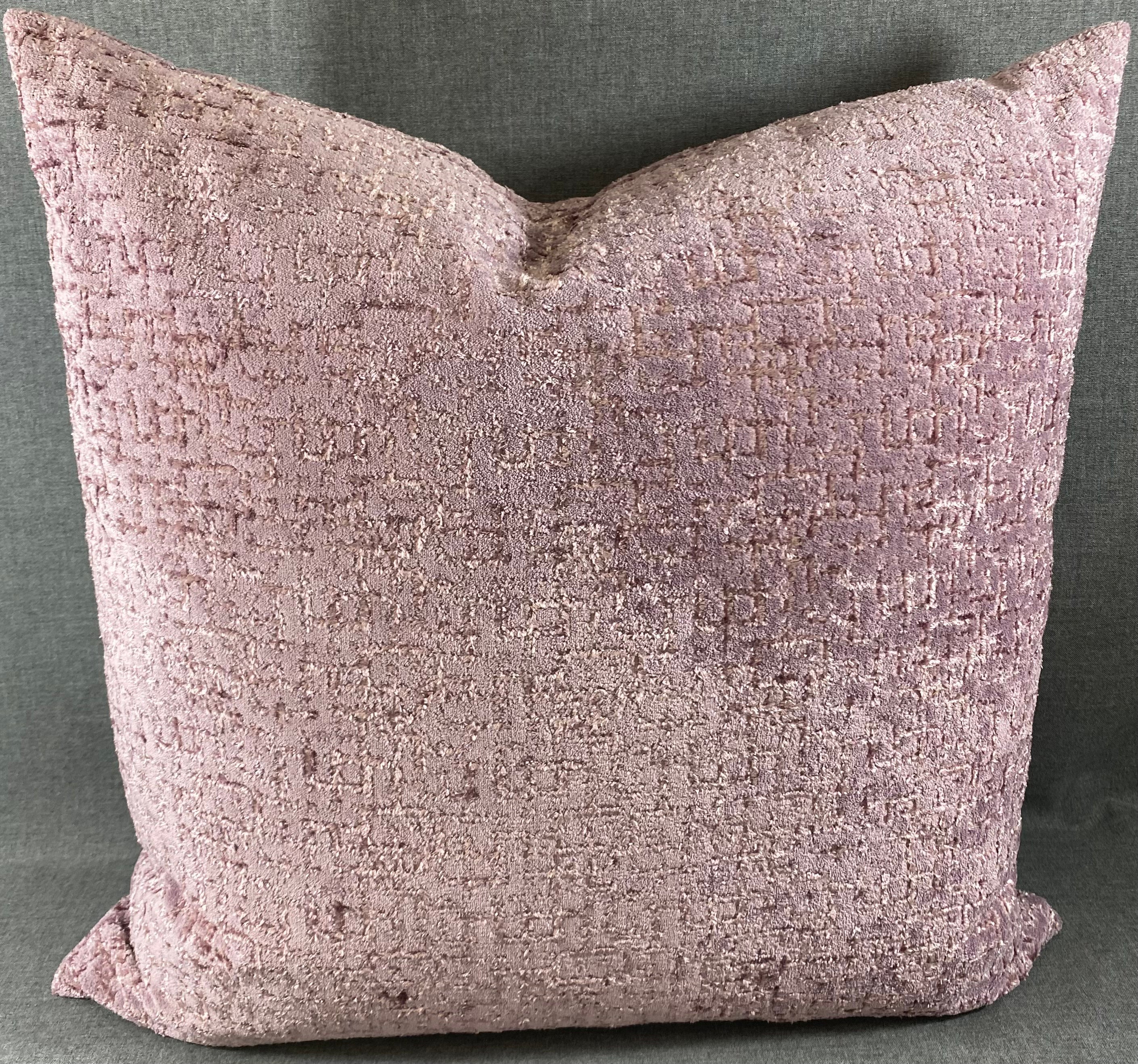Luxury Pillow - 24" x 24" Tetris Amethyst