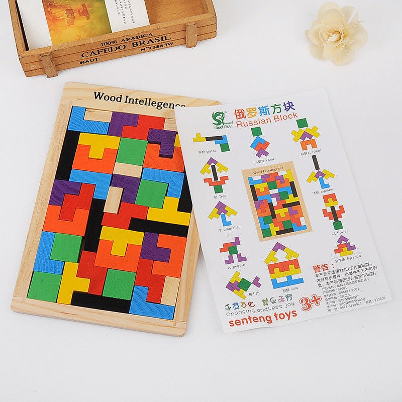 Educational Tetris Puzzle Toy | Ariel Toy Store