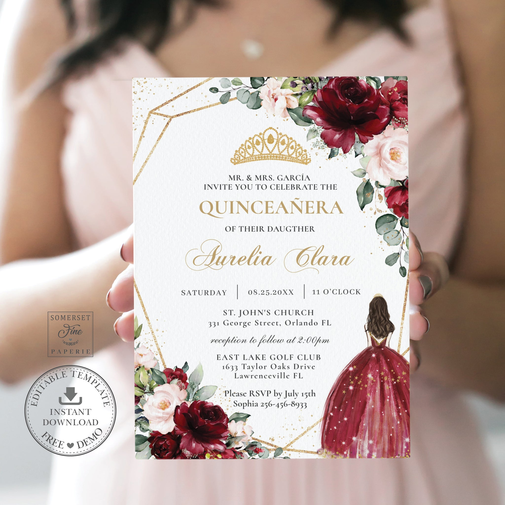 quinceanera-invite-template