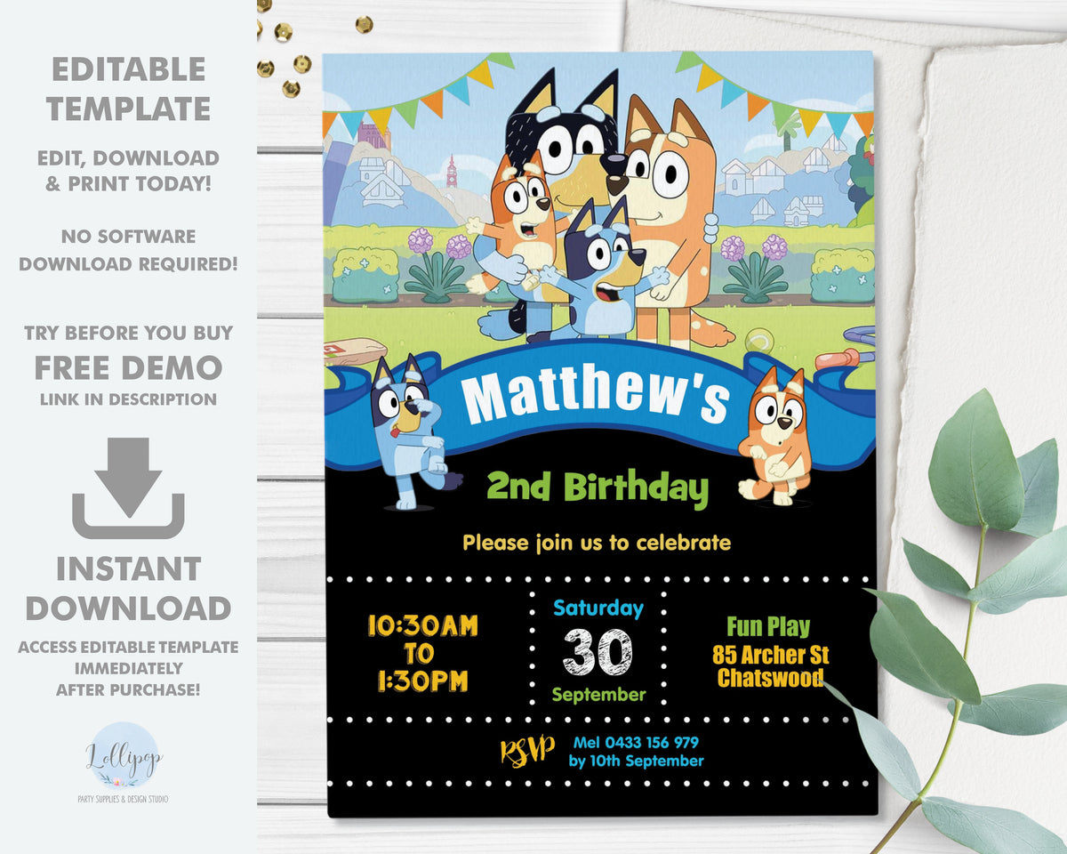 bluey-boy-blue-5-x7-invitation-editable-template-digital-printable