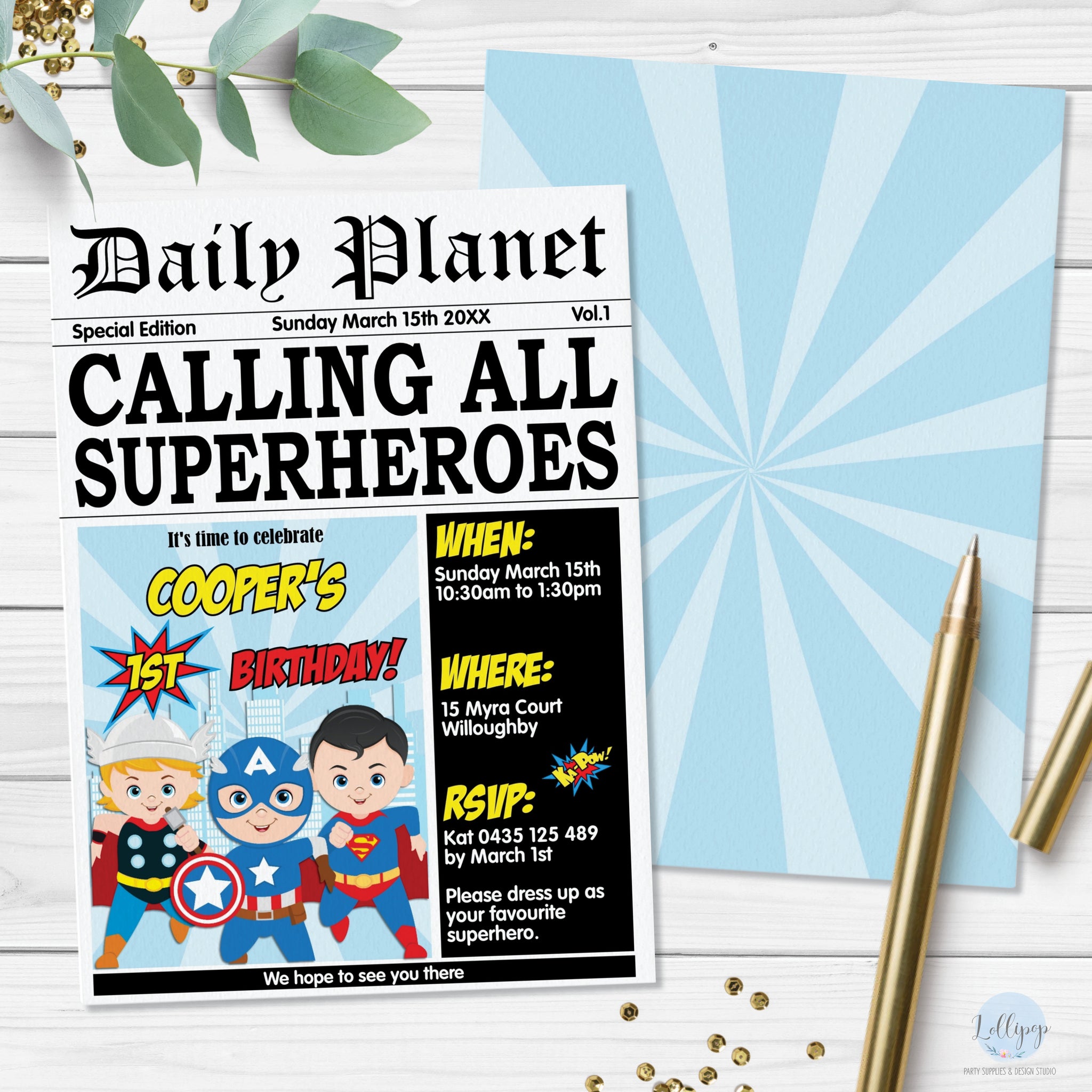 daily planet template