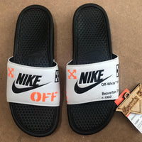 Off-White" Custom - Nike Slides –