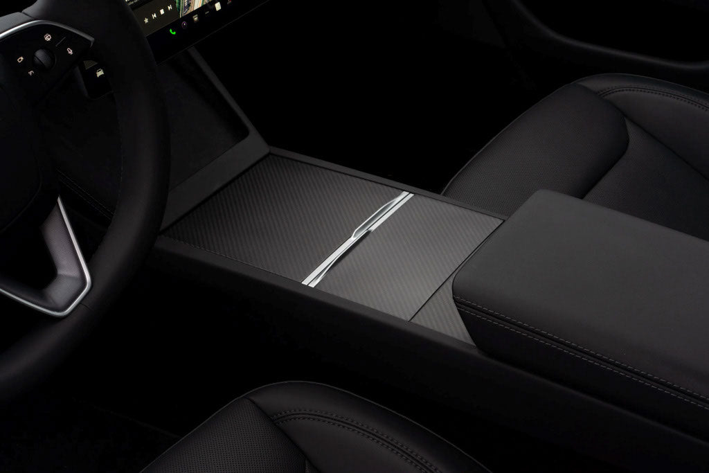 Carbon Center Console for a Tesla Highland