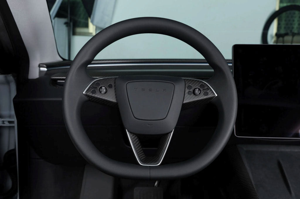 Steering wheel upgrades for a Tesla Highland