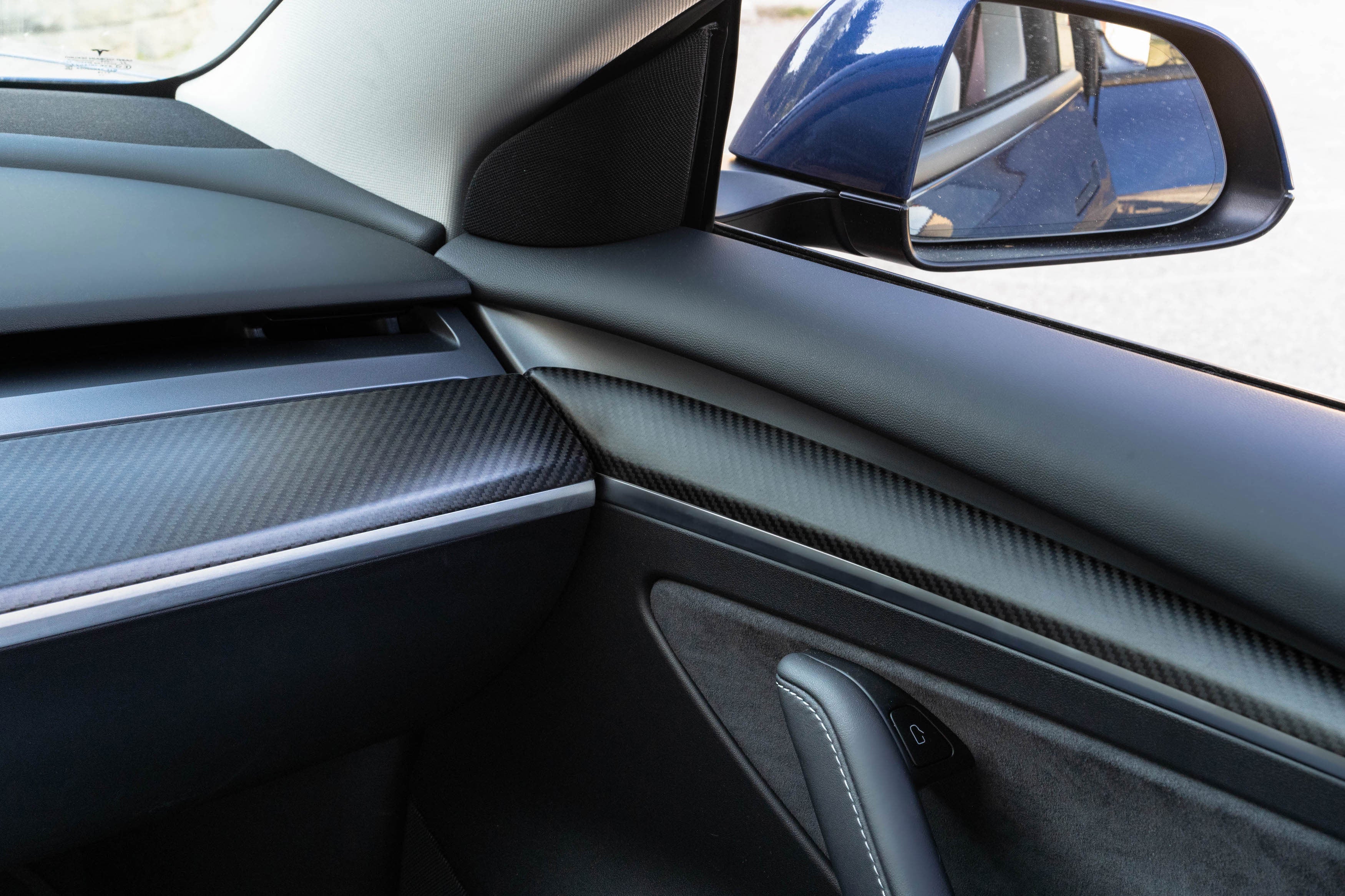 Tesla Model 3 und Y - Echt Carbon Mittelkonsolen-Abdeckung mit Key-Car –  E-Mobility Shop