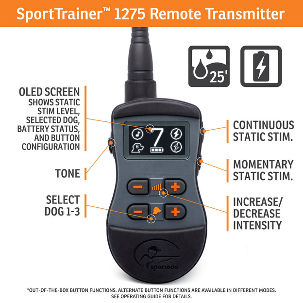 SportTrainer® 1275 - Black