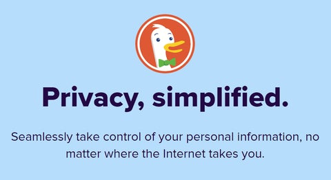 DuckDuckGo service allows you to search in private