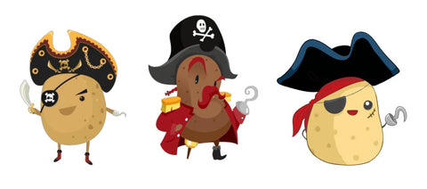 Potato Pirates first artwork options