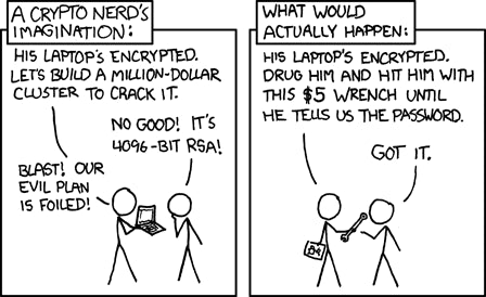 xkcd comic about encryption expectation vs reality