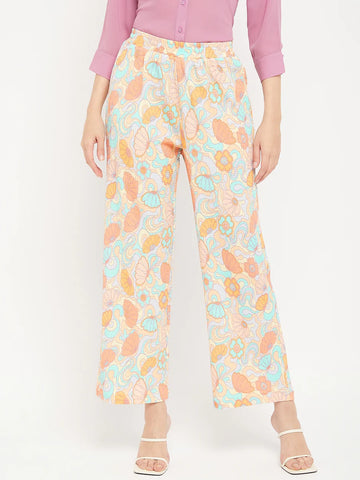 Madame Floral Flared Trousers