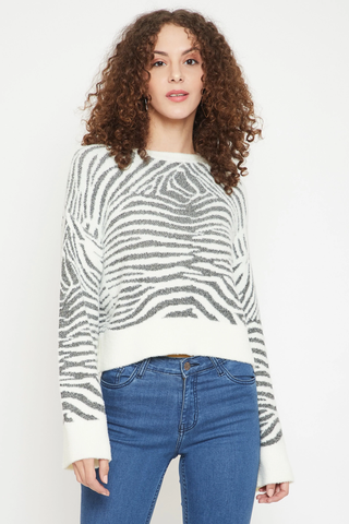 Striped Knit Sweater