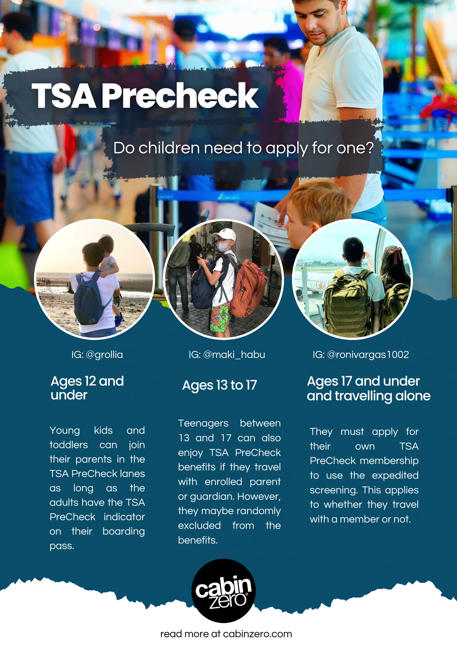 Do Children Need To Apply For TSA Precheck - CabinZero