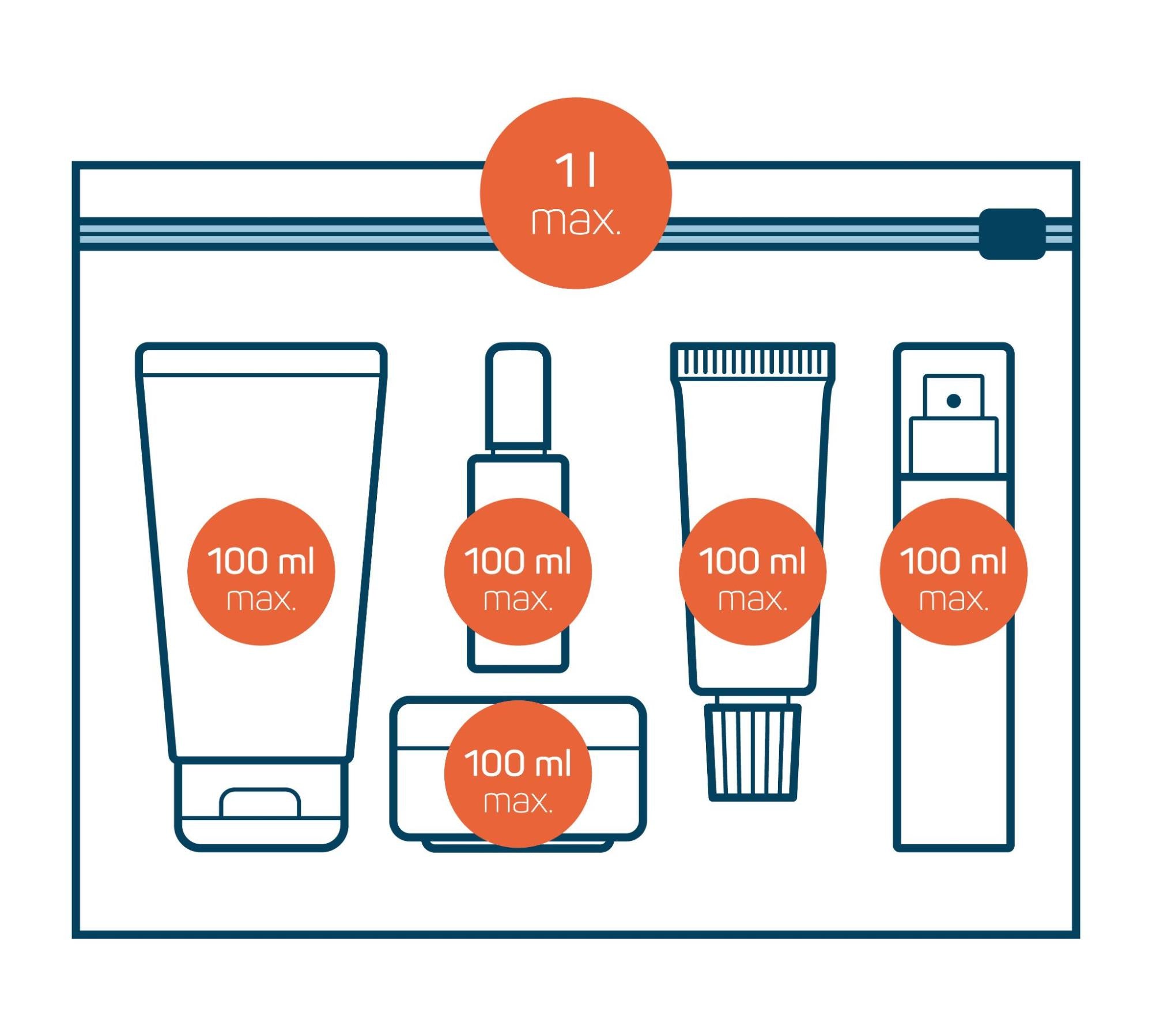 Tsa's 3-1-1 Liquids Rule: Carry Your Liquids With Confidence | CABINZERO