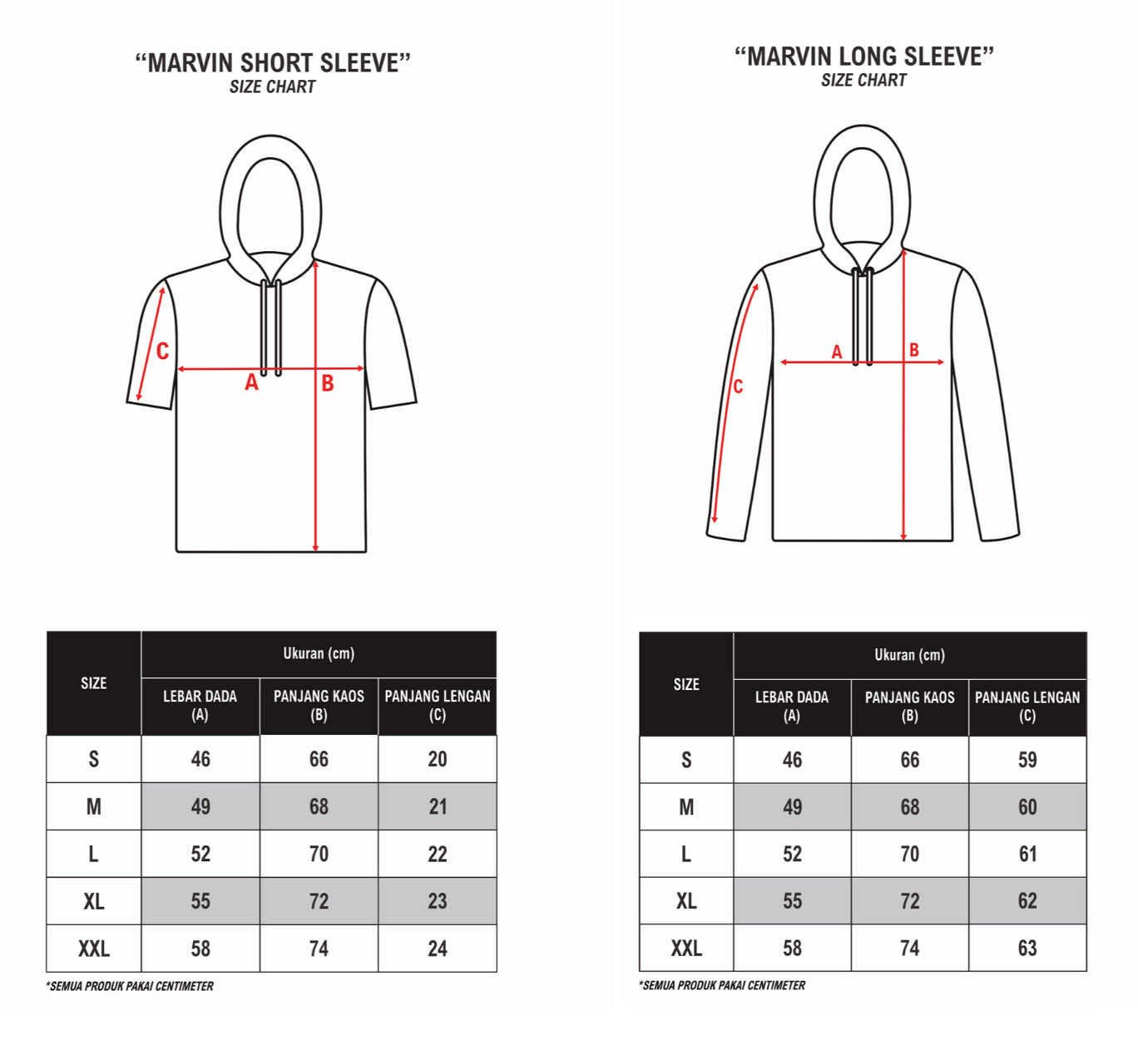 Size Guide – CutOff