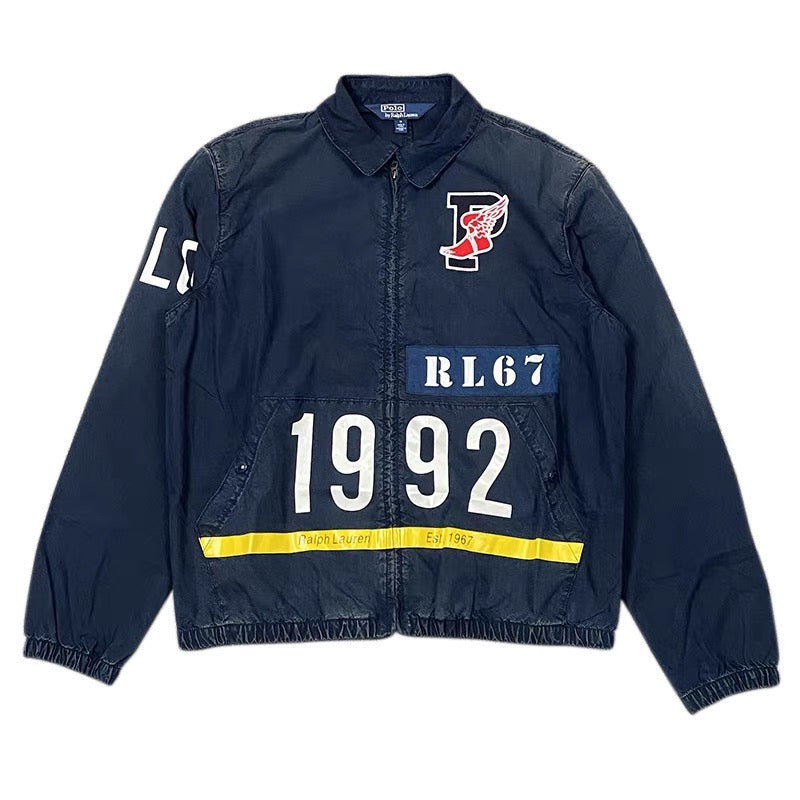 polo indigo stadium jacket