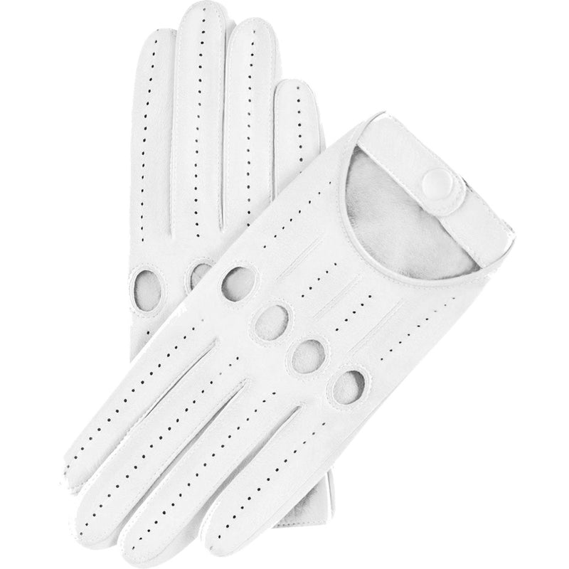 mens white driving gloves