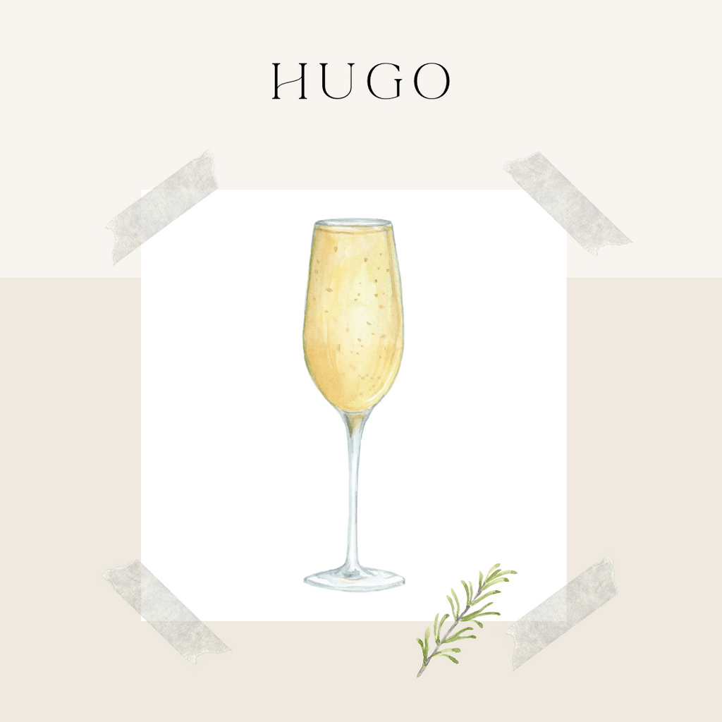 Hugo cocktail for an Italian wedding