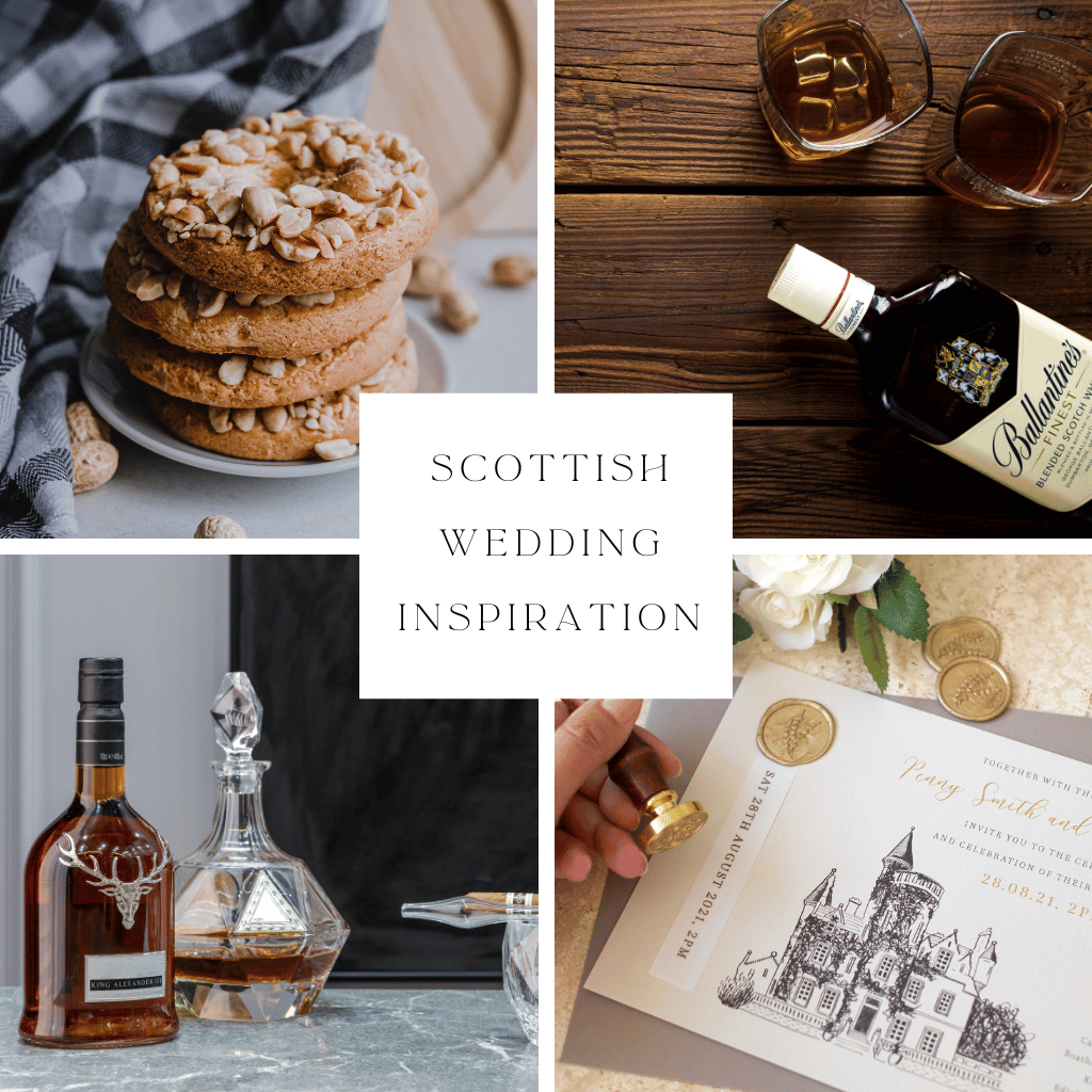 Scottish wedding menu ideas, Scotch whisky and shortbread