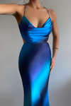 Santorini Dress - Blue Dye