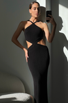 Fern Midi Dress - Black