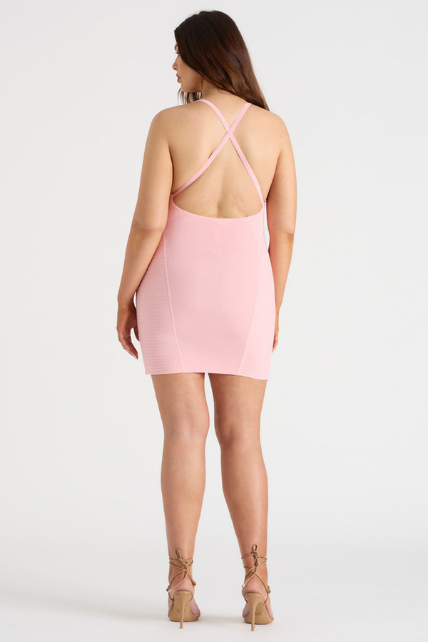 THE TWIST MINI DRESS - WHITE – us.runawaythelabel.com