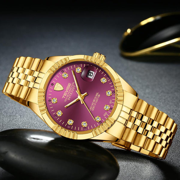 Singulier Watches tevise datejust purple automatic luxury homage watch