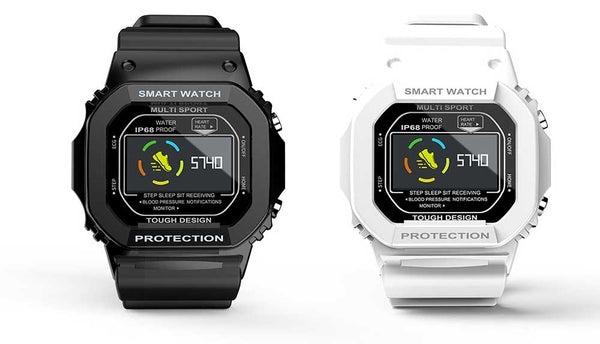 Singulier Watches - G-Smart - Retro-styled smartwatch packed with a selection of the best features for people who'd like to stay up-to-date with what is currently happening, as well as having an interest in their personal health status. A modern heart encapsulated in a retro, yet lightweight, unisex shell with IP68 water resistance and an impressive multiple-language support.