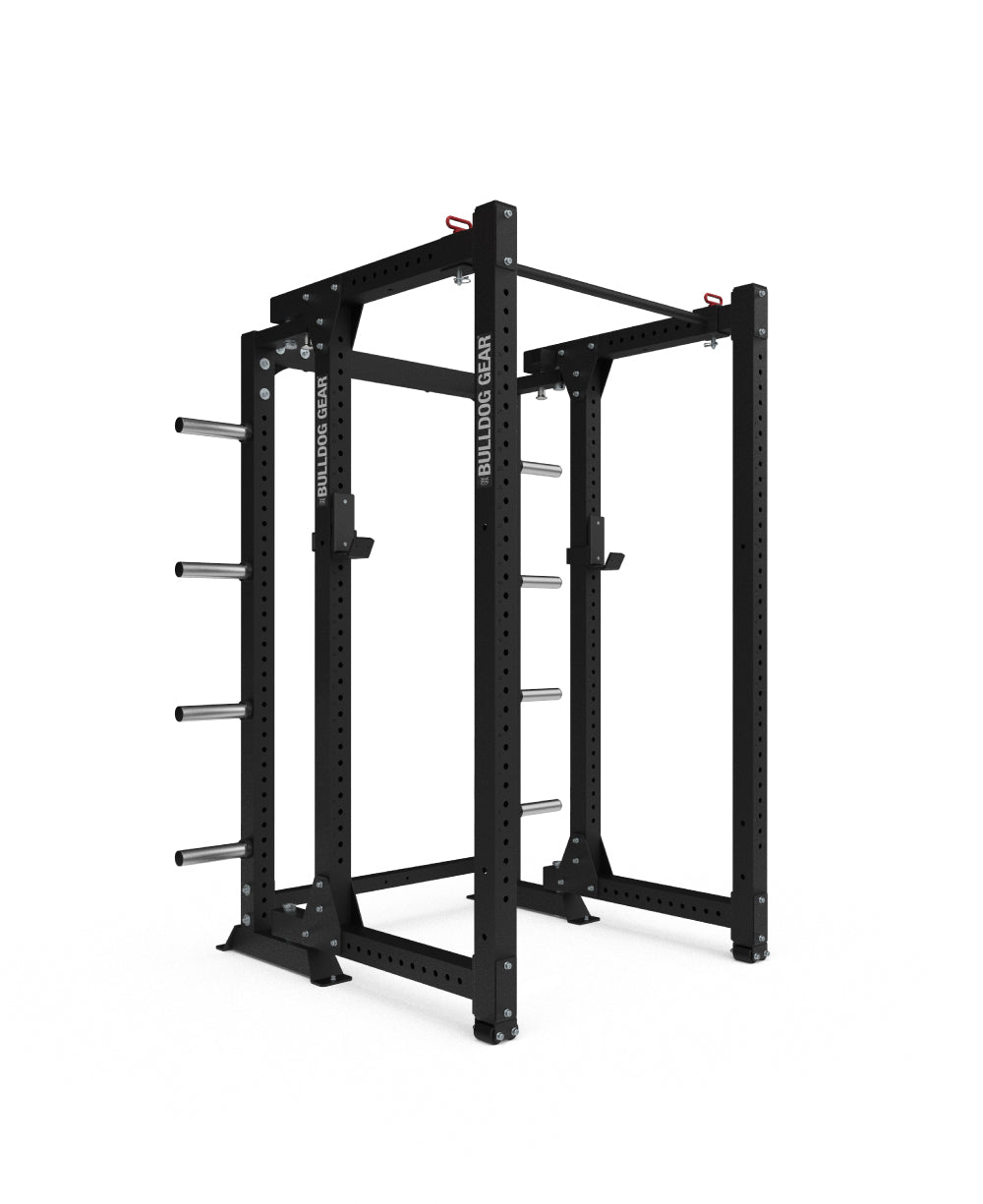 PowerTec Workbench Power Rack and Squat Rack, Home Gym Equipment, 1000 lbs  Max Load - Durable Strength Training Equipment with Multi-Grip Bar, Dip