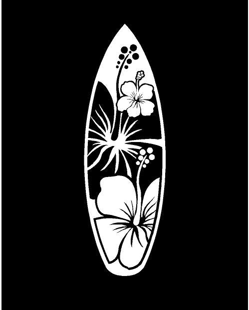 Surfboard Decal Custom Vinyl car truck window laptop sticker ...