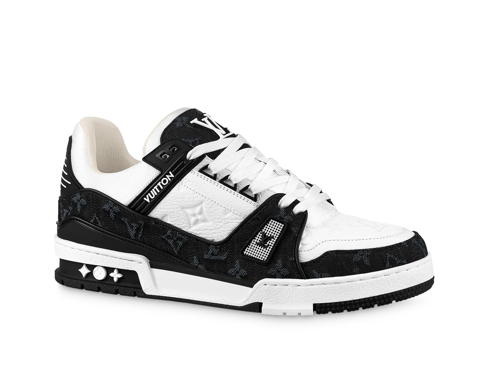 AJ3 Cements?! Louis Vuitton LV Trainer Sneaker Low Black/Grey