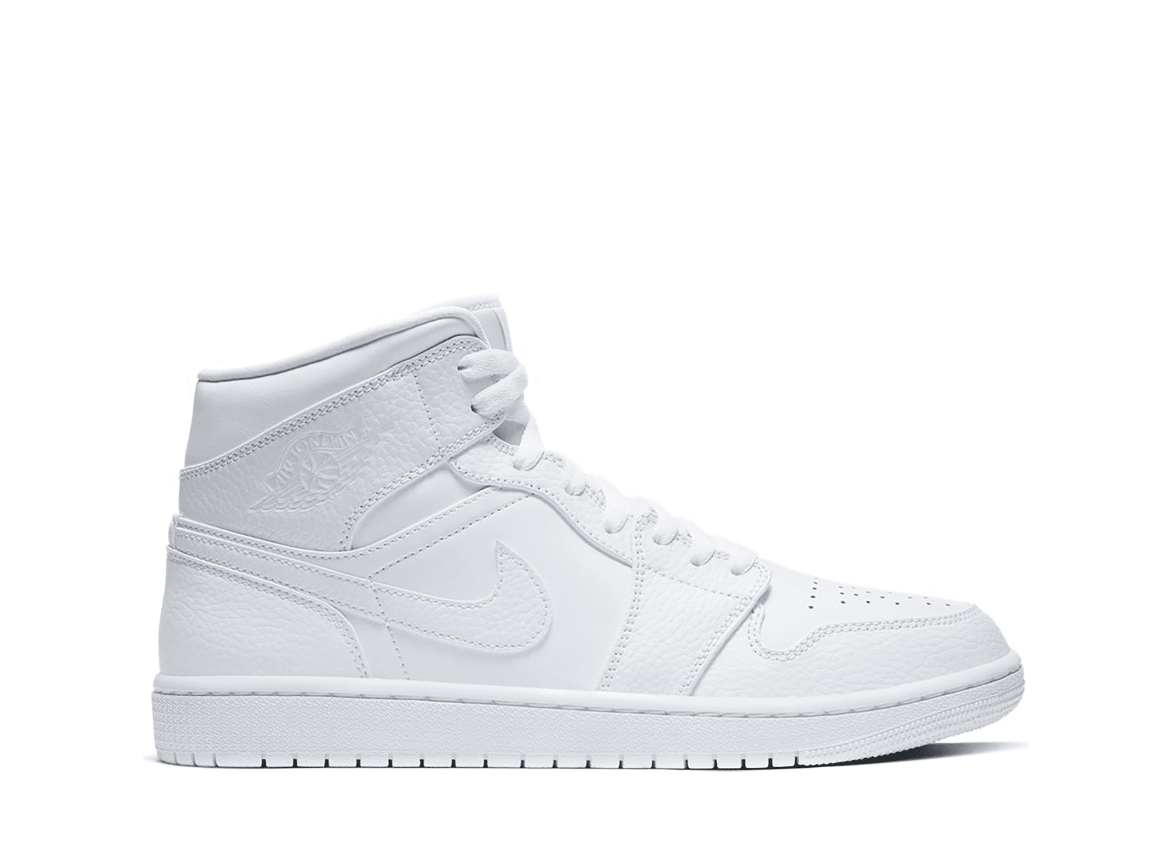 air jordan 1 mid triple white