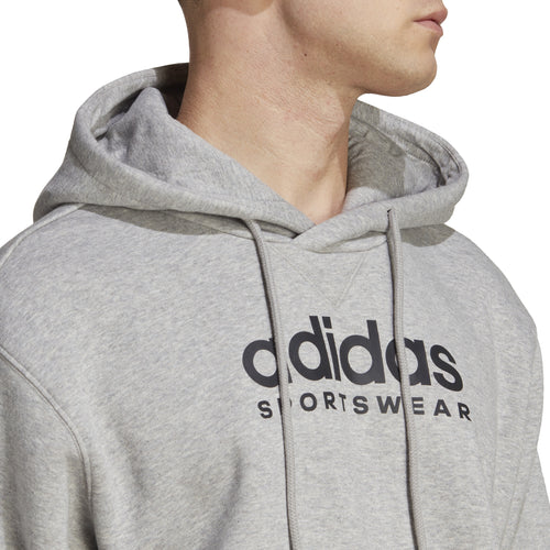 Men's Adidas Essentials Fleece Big Logo Hoodie - Grey – eSportingEdge