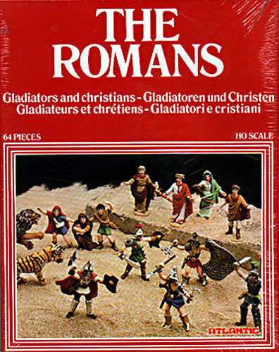 ATLANTIC HO SCALE THE ROMANS GLADIATORS AND CHRISTIANS 70s ...