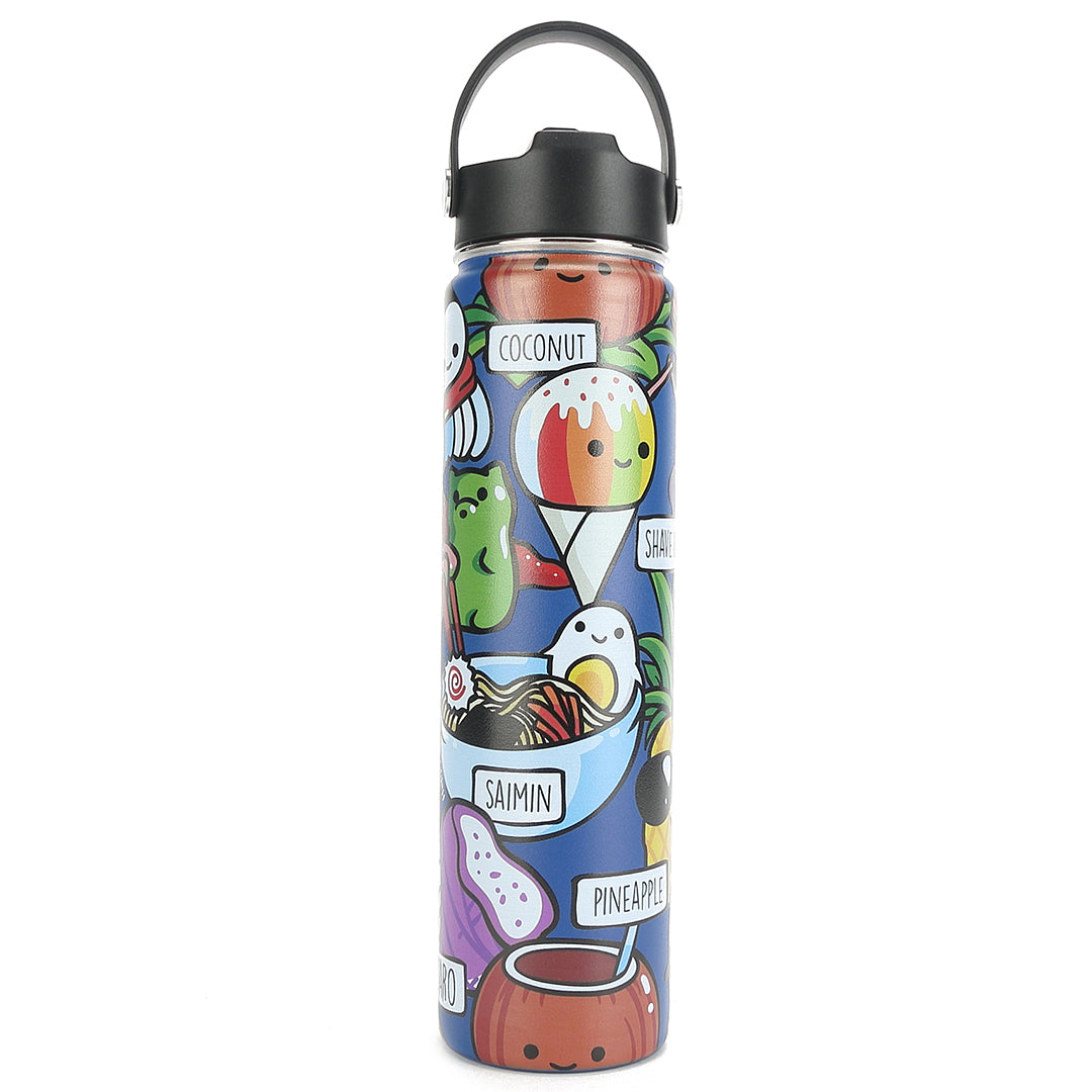 Insulated Water Bottle 40oz Craving Hawaii Grey – Happy Wahine