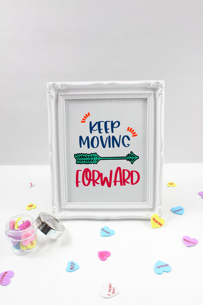 Keep Moving Forward Inspirational Wall Art Simple Life Of A Lady