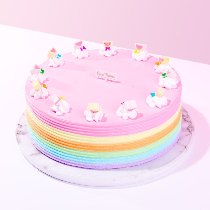 Over The Rainbow Cake - CakeRush
